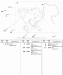 Gear Cover Diagram and Parts List for 584447-0205-E2  Briggs and Stratton Engine